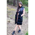 Дамски елек с качулка City Angels, Черен 6639